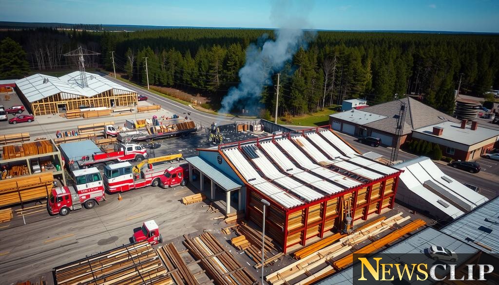 Robbins Lumber Resumes Operations After Devastating Fire