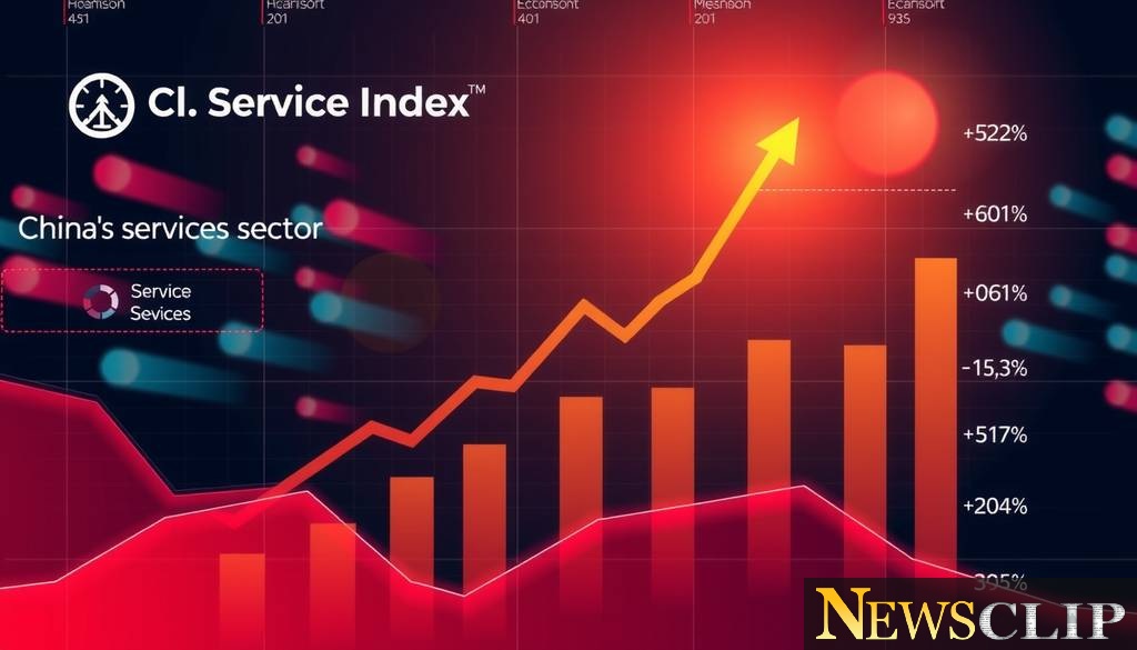 China Services Sector Shows Strongest Growth in Three Months, Private PMI Reports
