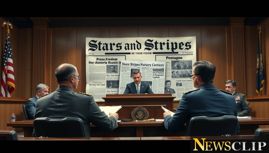 The Pentagon's Legal Battle Over Military Press Freedom