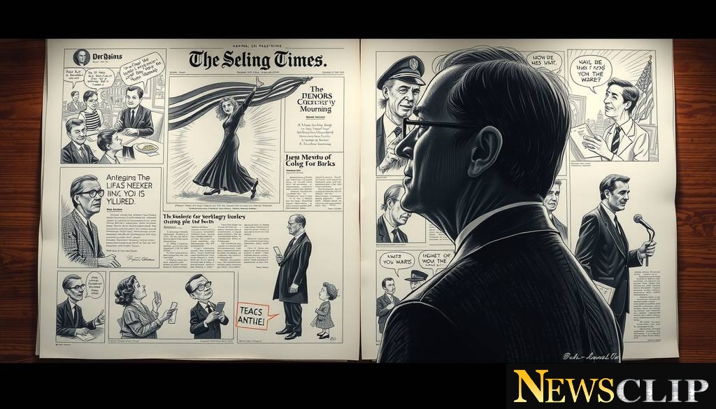 A Nation's Response to Loss: What Editorial Cartoons Reveal About Our Collective Memory