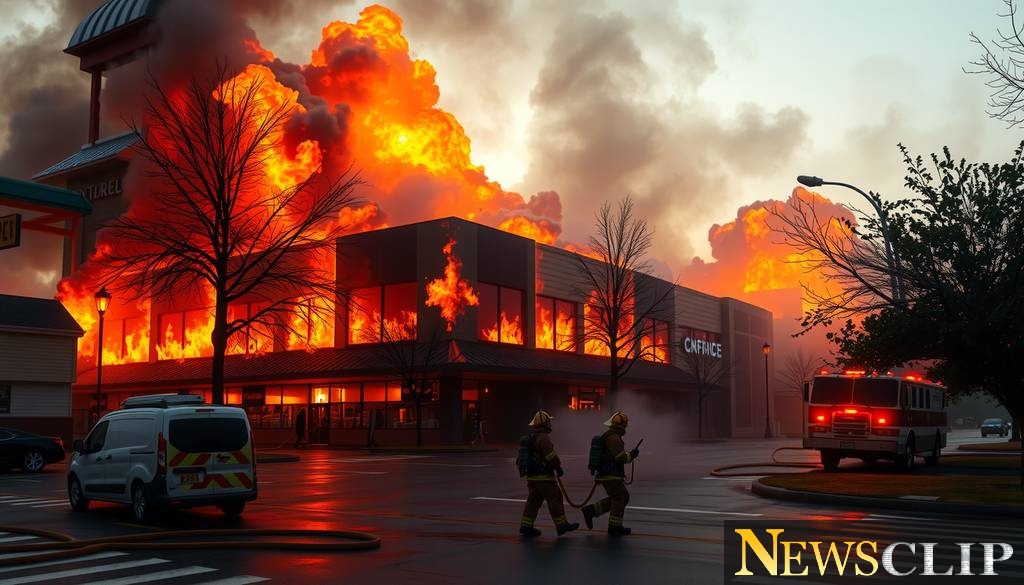 Fire Destroys Business in Spartanburg County