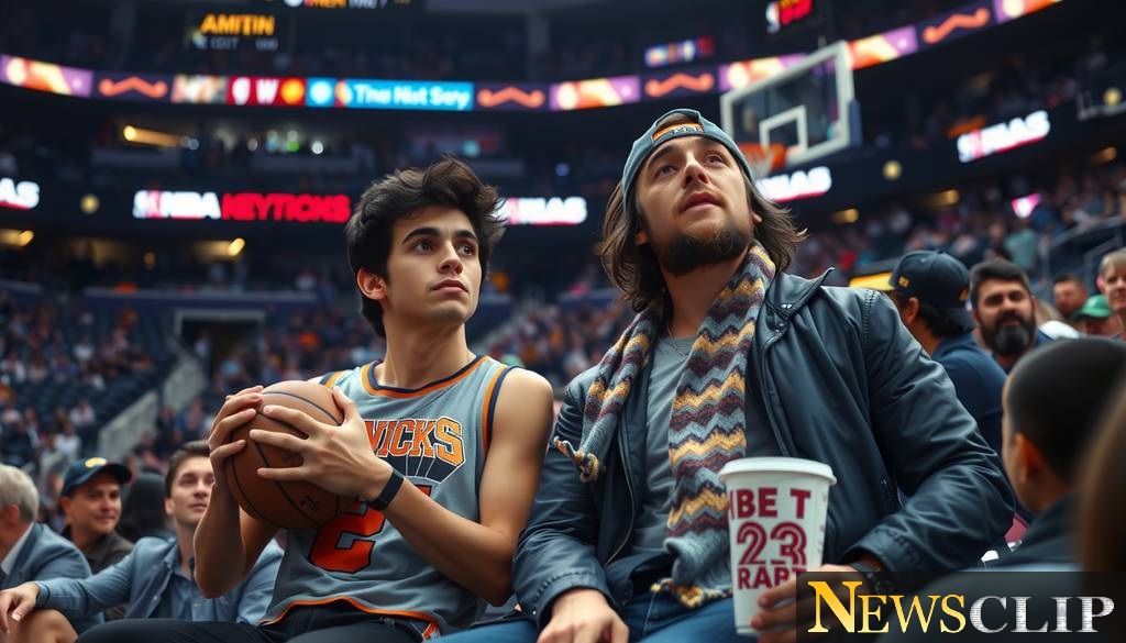 A Knicks Fan's Dream: Timothée Chalamet and Ben Stiller Join the Court in San Antonio