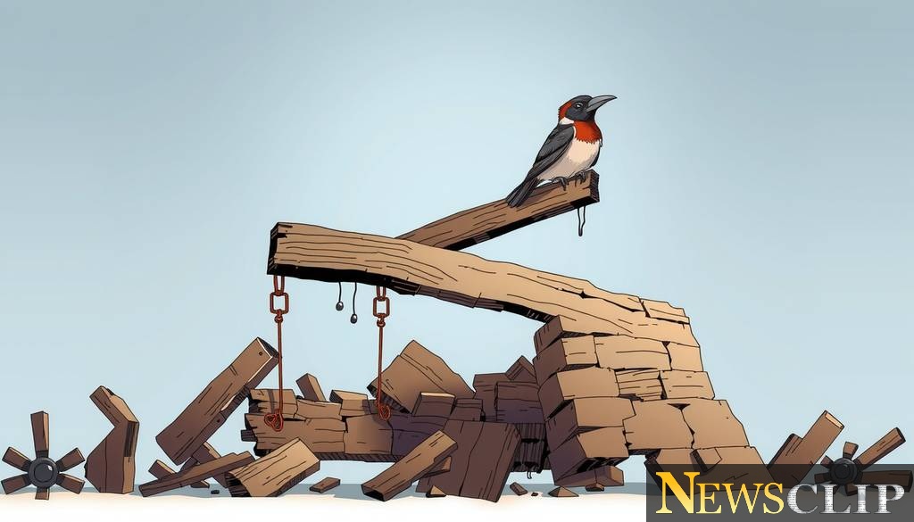 A Cartoon's Reflection on Democracy's Fragility
