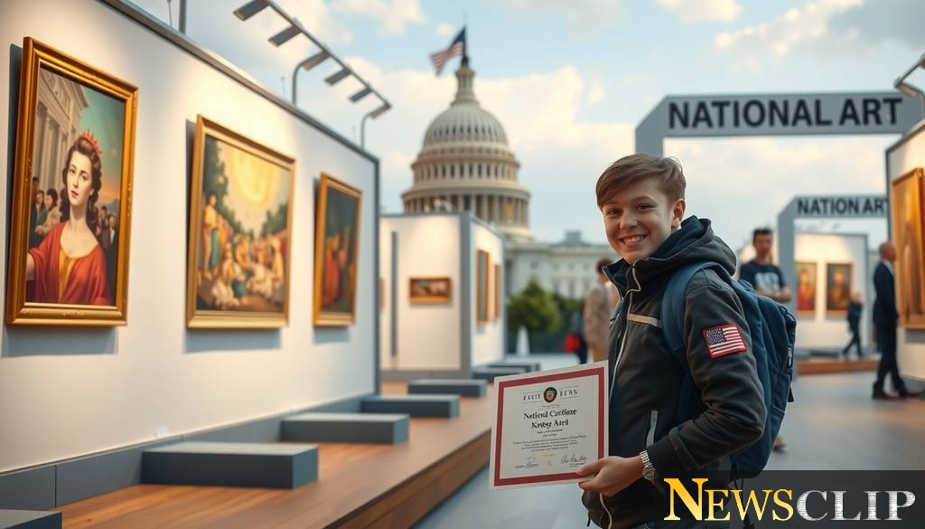 Bishop Noll Student's Artistic Triumph at Congressional Competition
