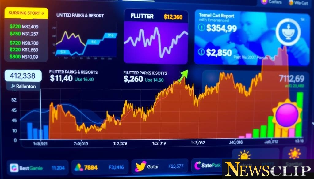 Stock Market Shifts: United Parks & Resorts and Flutter Entertainment Surge