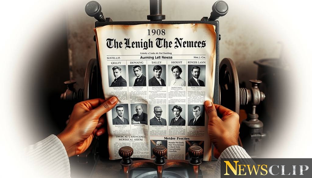 The Echo of History: Remembering Editorial Staff from 1908