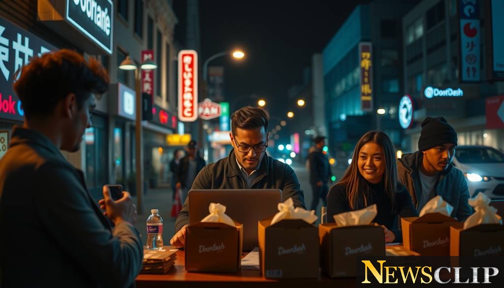 DoorDash Emerges as a Surprising Hub for Late-Night Entertainment Industry Activity