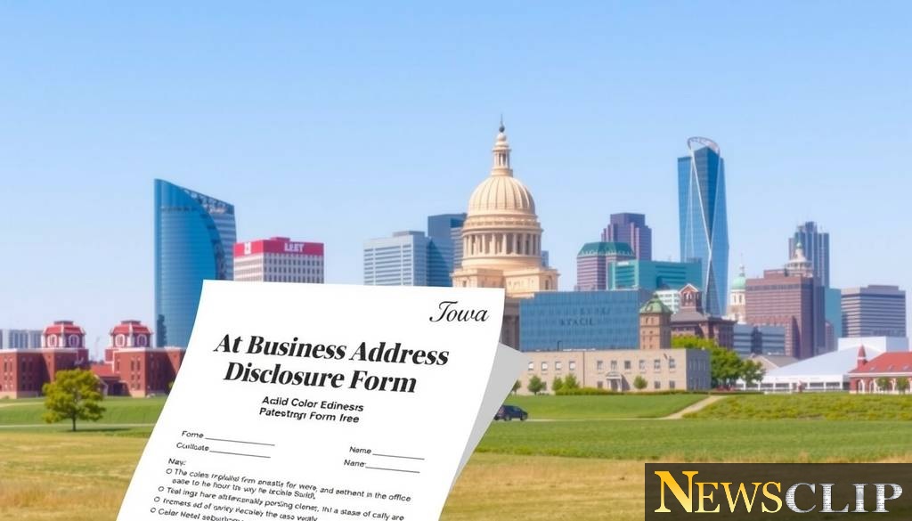 Iowa's STOP Fraud Act Targets Fake Business Addresses