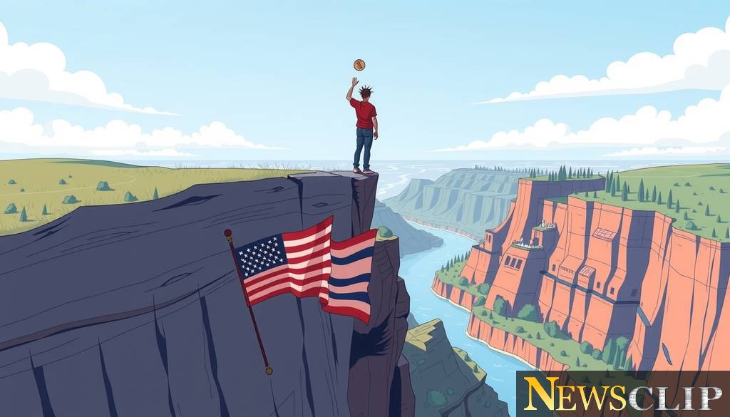 The Weight of a Coin Flip: How One Editorial Cartoon Captures the Nation's Uncertainty