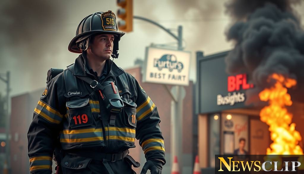 A Heroic Moment: Off-Duty Firefighter Saves Local Business from Disaster