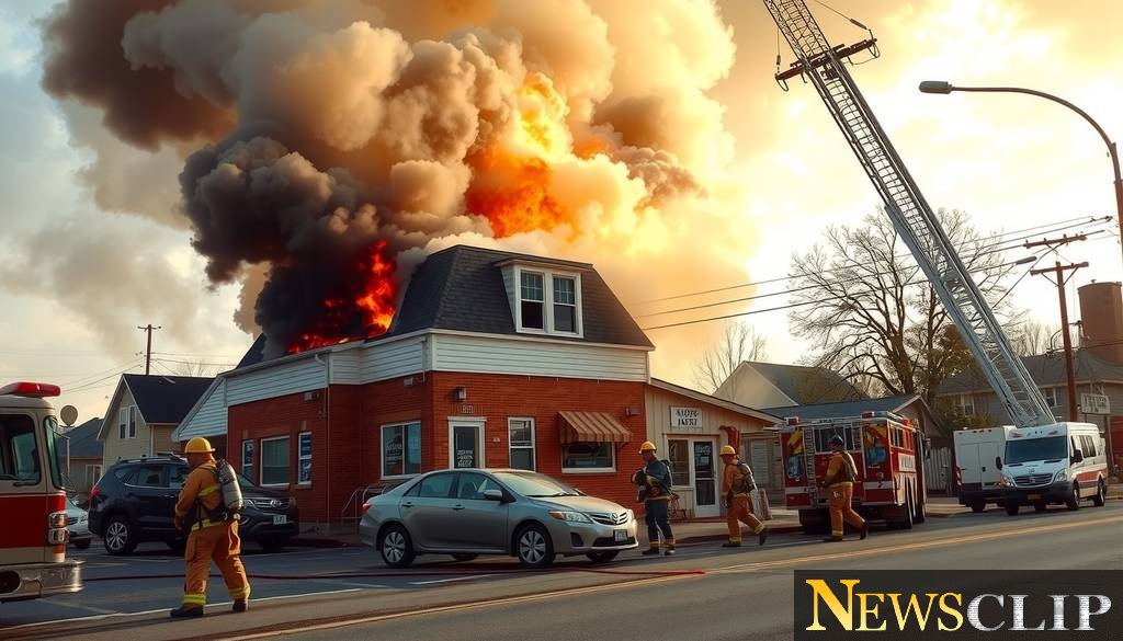 Firefighters Respond to Major Blaze at Small Business in Glen Arm