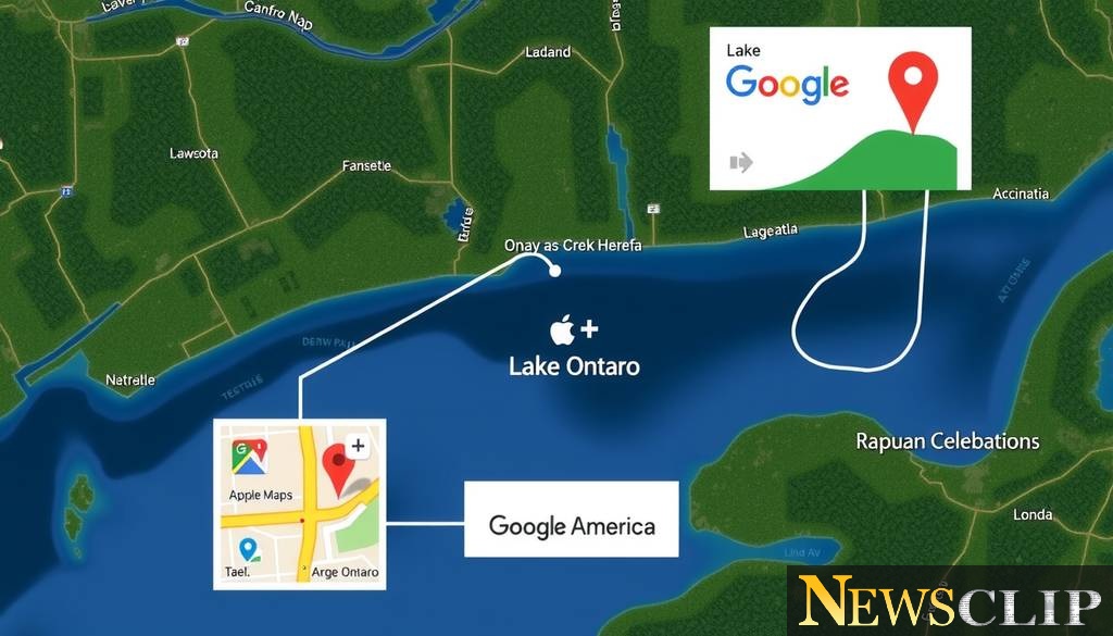 Apple Maps Renames Lake Ontario to Lake America, Joining Google