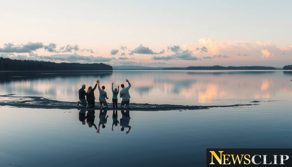 Lake America: A Nation's Reflection in a Single Cartoon