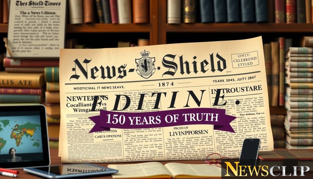 A Century and a Half of News-Shield: Celebrating 150 Years of Media Legacy