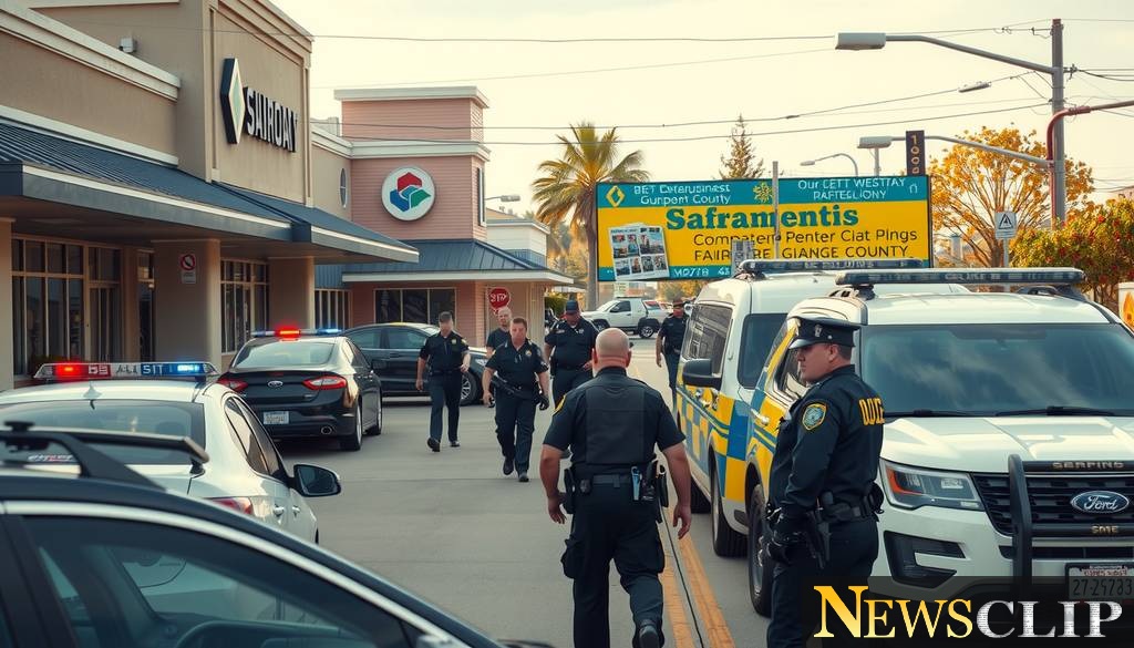 Quiet Business Plaza Transforms into Hub of Activity Amid Police Investigation