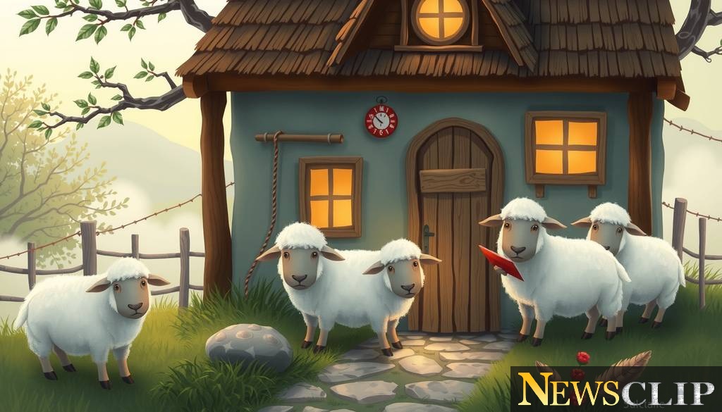 Sheep Characters Unravel a Mystery in John Gillispie's Latest Work