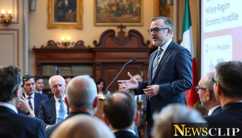 Italy's Vannacci Gains Establishment Platform at Elite Business Forum