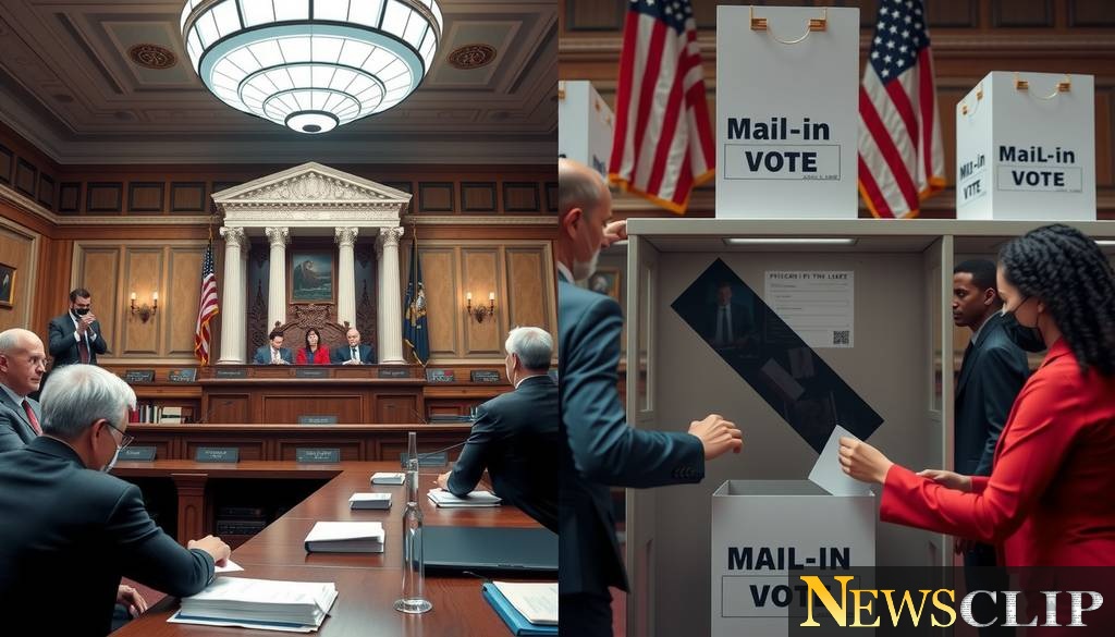Supreme Court Battle Over Mail-In Voting Reflects Deeper Political Fracture