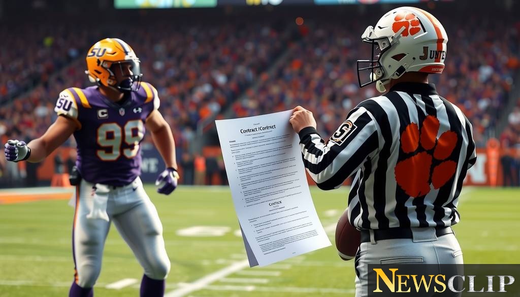 LSU Faces Contractual Clash with Clemson Over Former Pro Players