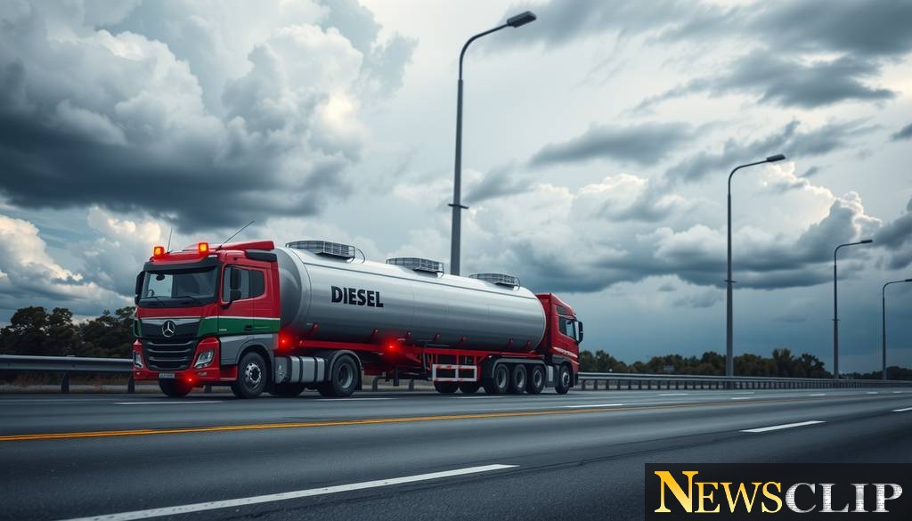 Diesel Prices Soar to Record High Amid Escalating Iran Tensions