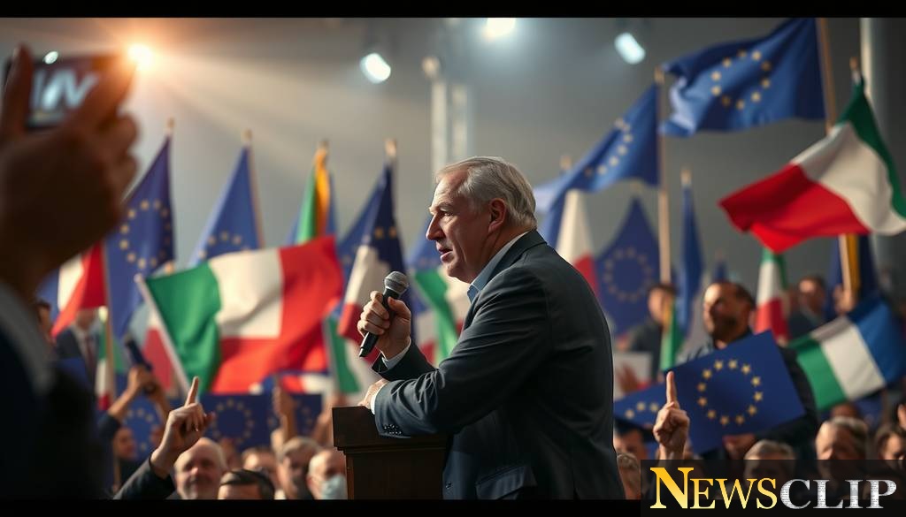 Italy's Far-Right Leader Vannacci Condemns EU at Business Summit