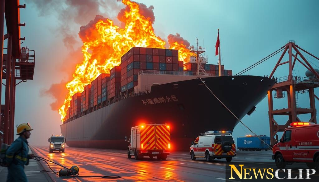 Fire on Cargo Ship in Qingdao Claims at Least 20 Lives